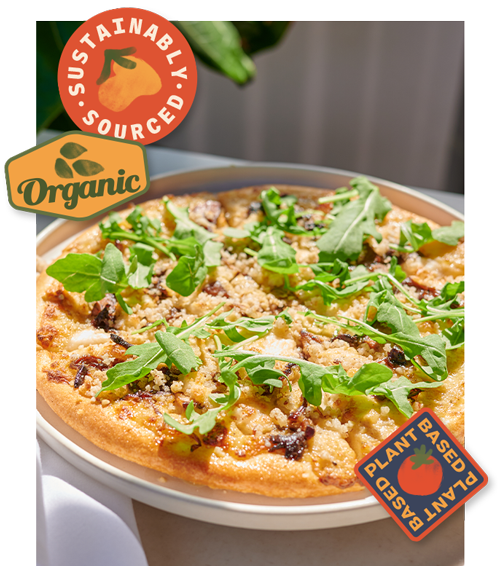 Sustainably sourced, plant-based meals